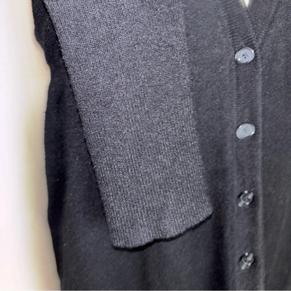 Torrid Deep V Neck Button Down Cardigan Sweater Dress - Picture 6 of 13